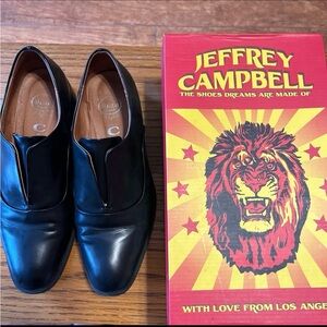 Jeffrey Campbell black Oxford shoes size 9.5